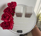 Plateau d'alliances - Roses rouges