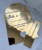 Certificat empreintes - Miroir Or