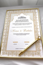 Certificat mariage - cadre papier