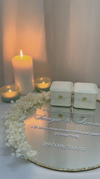 Plateau alliances - Luxe Blanc