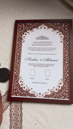Certificat mariage papier - Amour